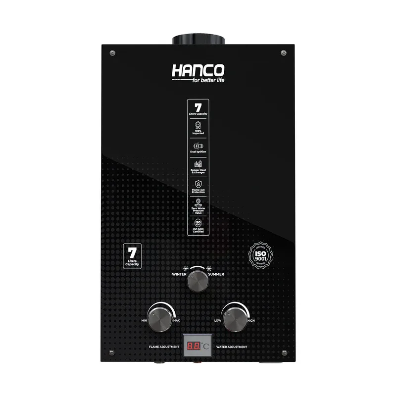 Hanco 7 Liter Instant Water Heater Dual Ignition – Model – 7G6 Gas Geyser