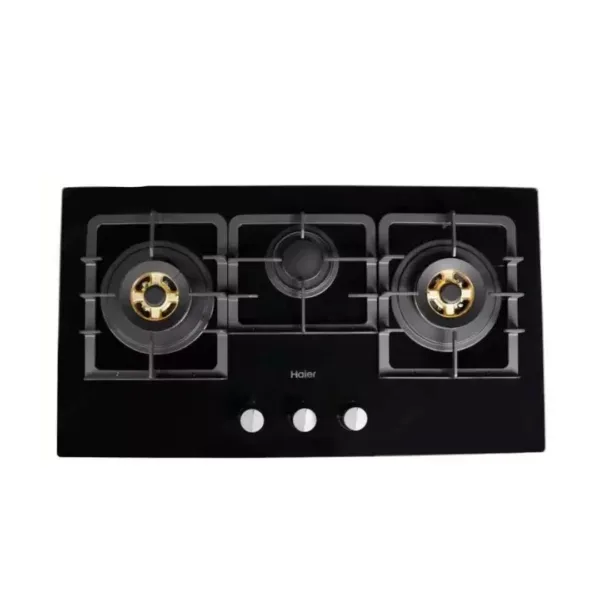 Haier Tempered Glass Hob 3-Burner – Model HCC-931 DGG