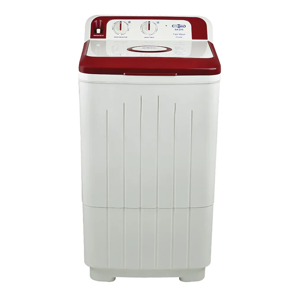 Super Asia Single Tub Washing Machine 10KG Crystal Series – Model SA-270